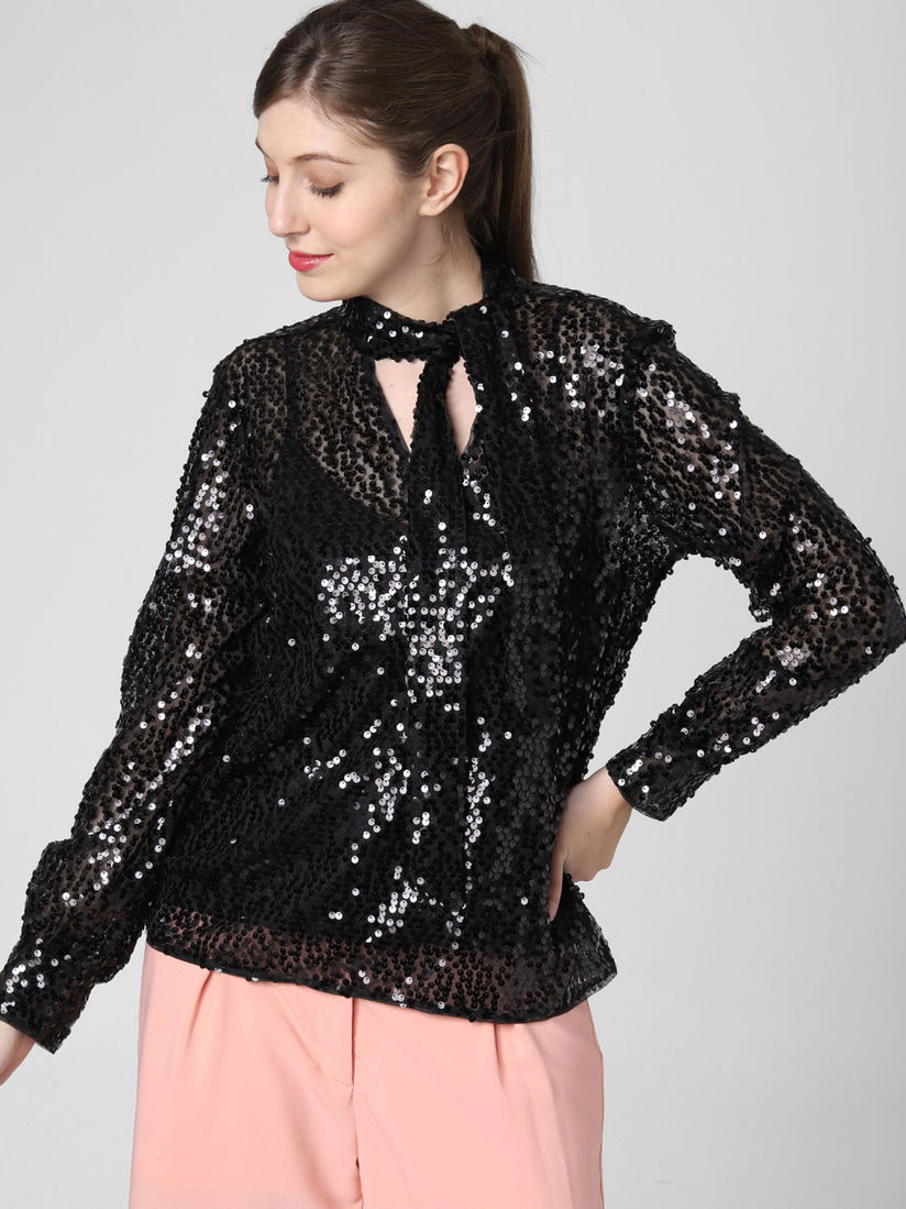 vero moda sequin top