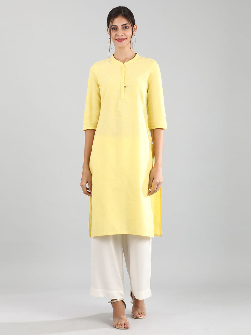 Aurelia yellow kurti Clearance