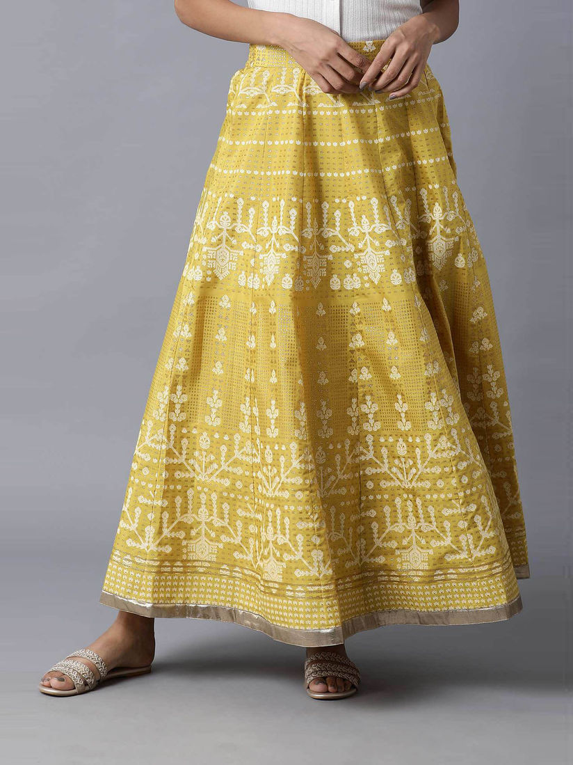 Yellow ethnic skirt Clearance