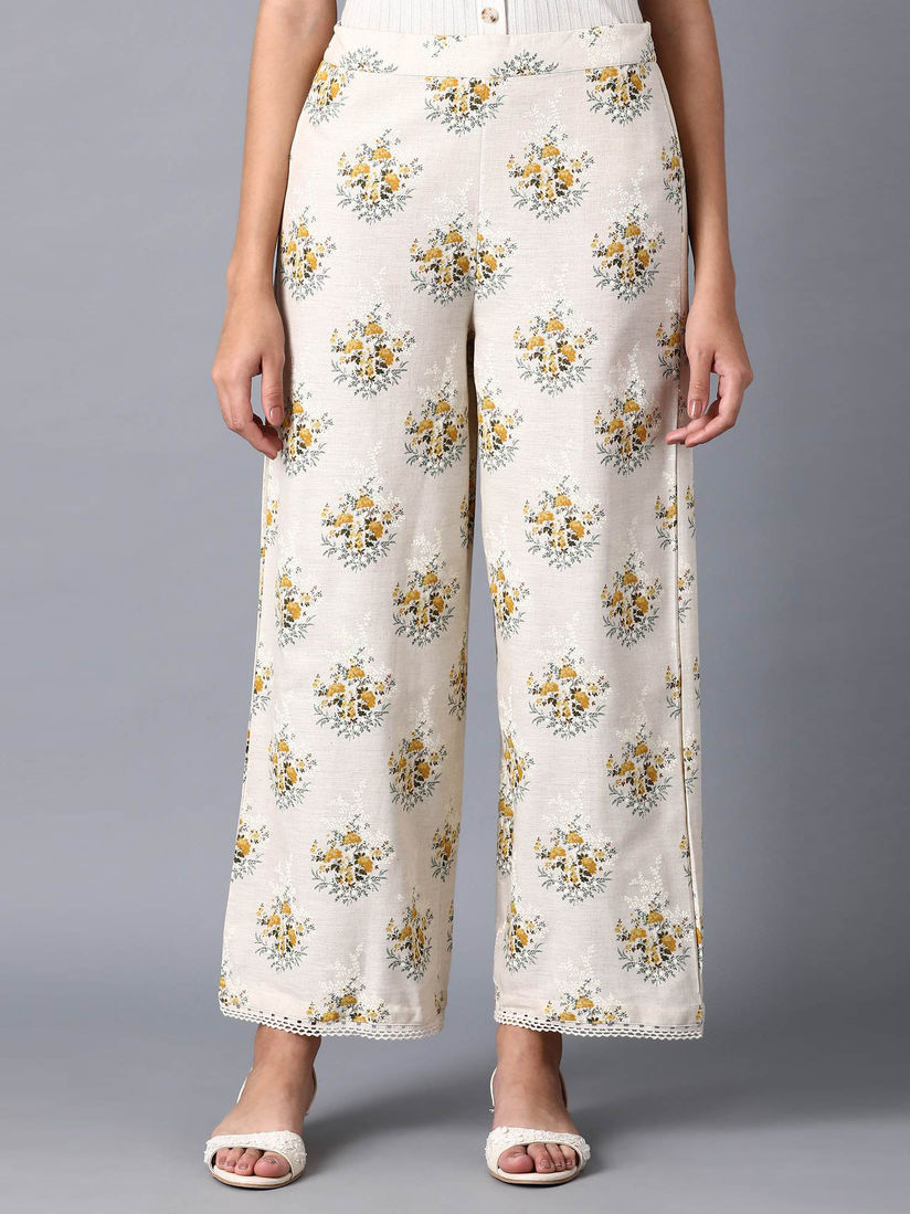 Printed parallel pants Clearance