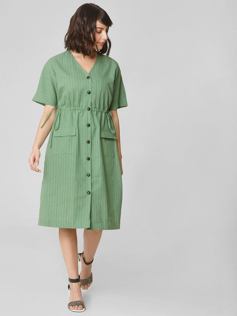 vero moda green dress