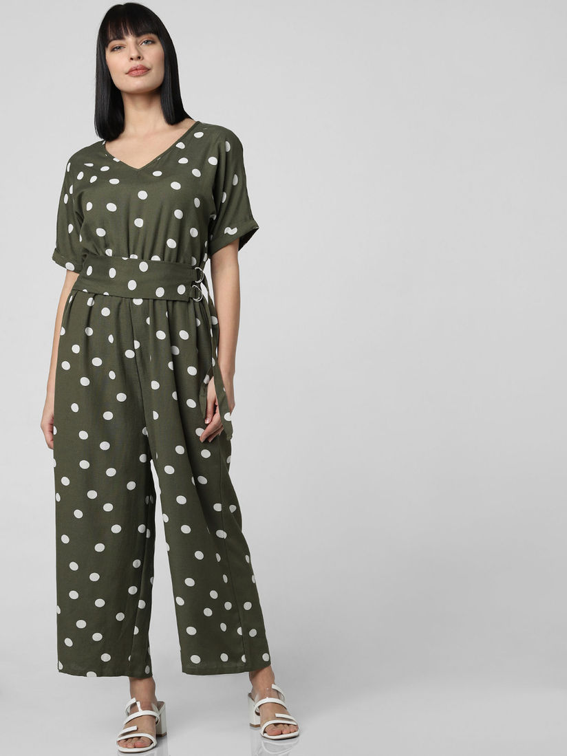 vero moda polka dot jumpsuit