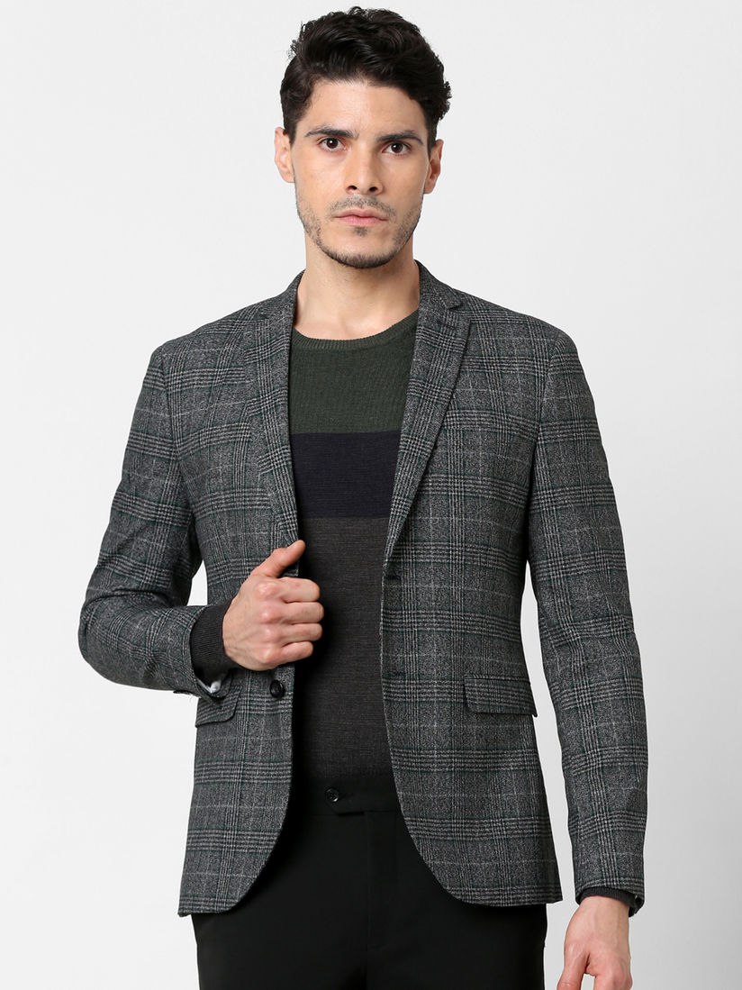blazer checked