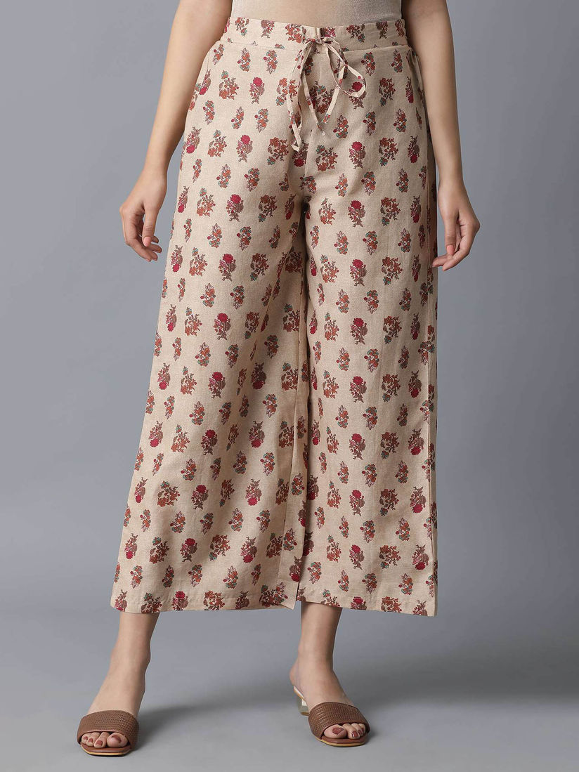 Printed parallel pants Clearance