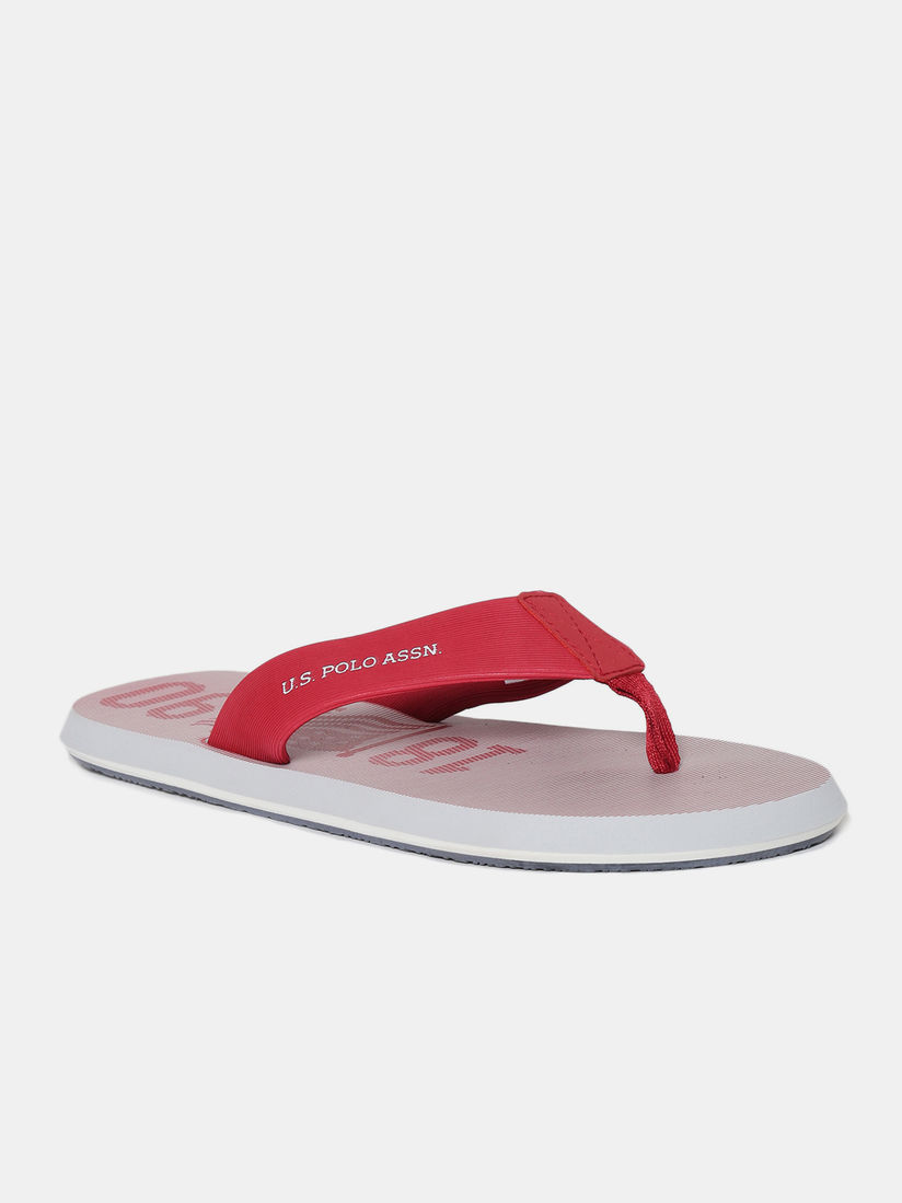 Us polo assn flip flops online clearance