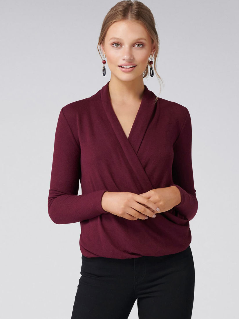 forever new wrap top