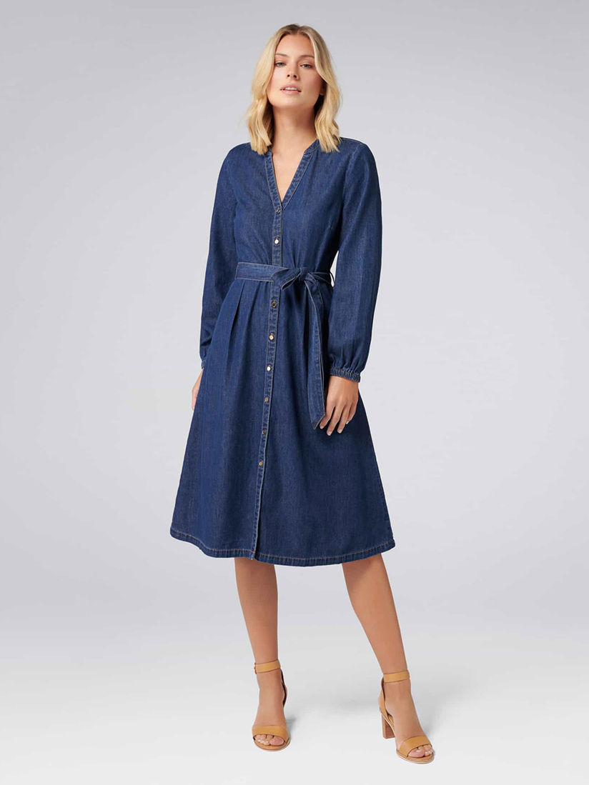 forever new denim dress