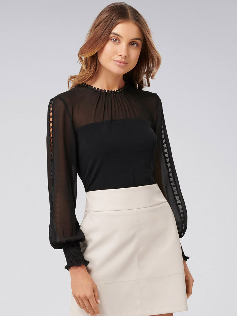 sheer tops online