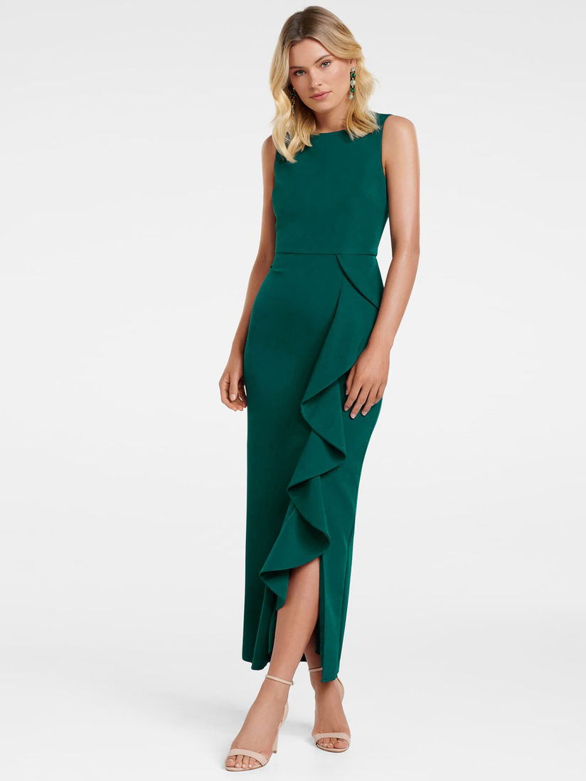 Forever New Dresses Buy Forever New Teal Angelique Sculptured Ruffle Dress Online Nykaa Fashion Shop brand new dresses, tops, pants, accessories etc. forever new teal angelique sculptured ruffle dress