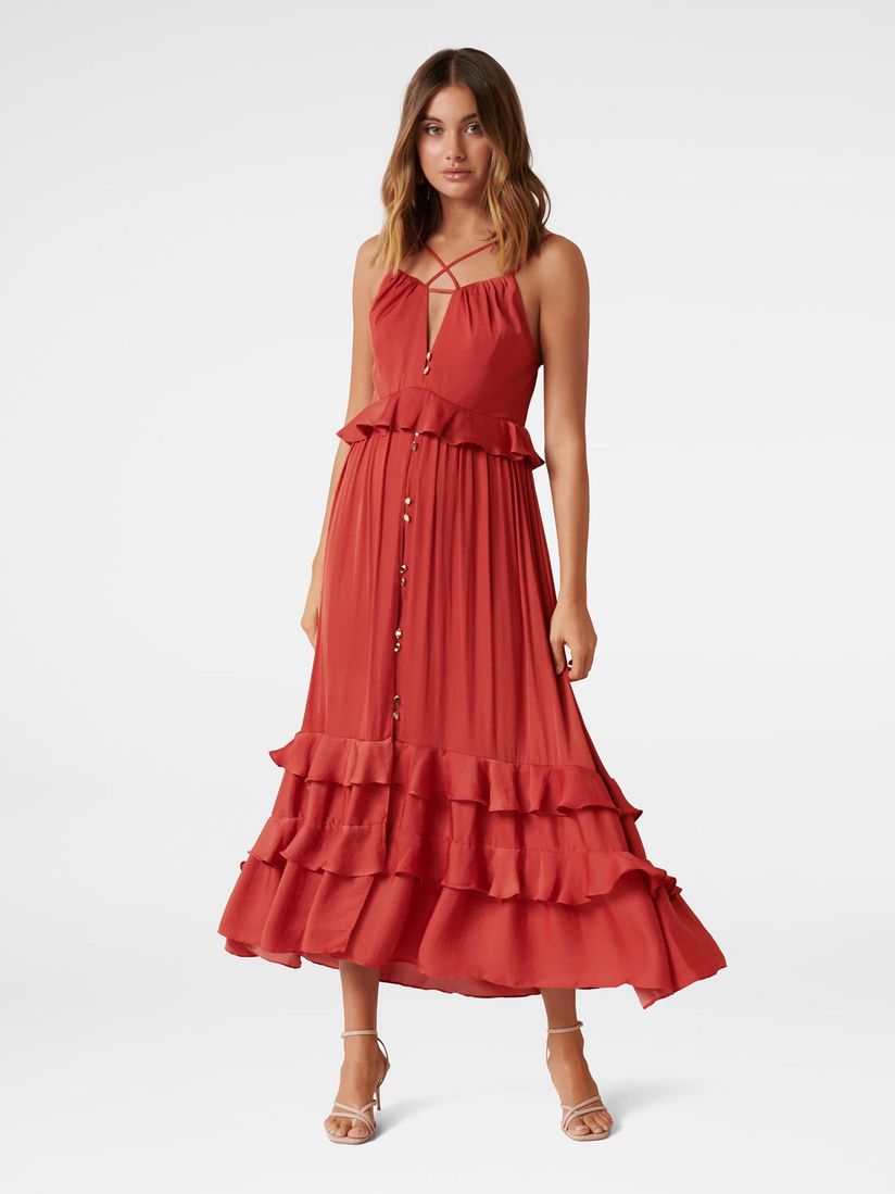 Forever New Dresses Buy Forever New Red Morgan Strap Detail Maxi Dress Online Nykaa Fashion Forever new is a melbourne based fashion brand that offers apparel and accessories for women. forever new red morgan strap detail maxi dress