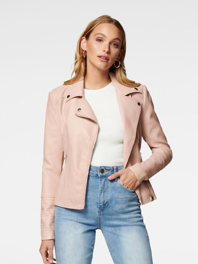 just jeans leather jacket