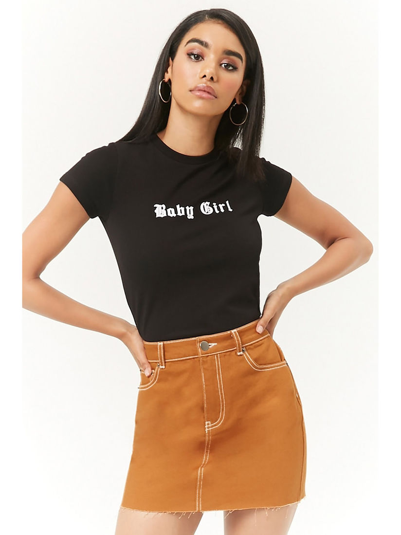 forever 21 skirts denim