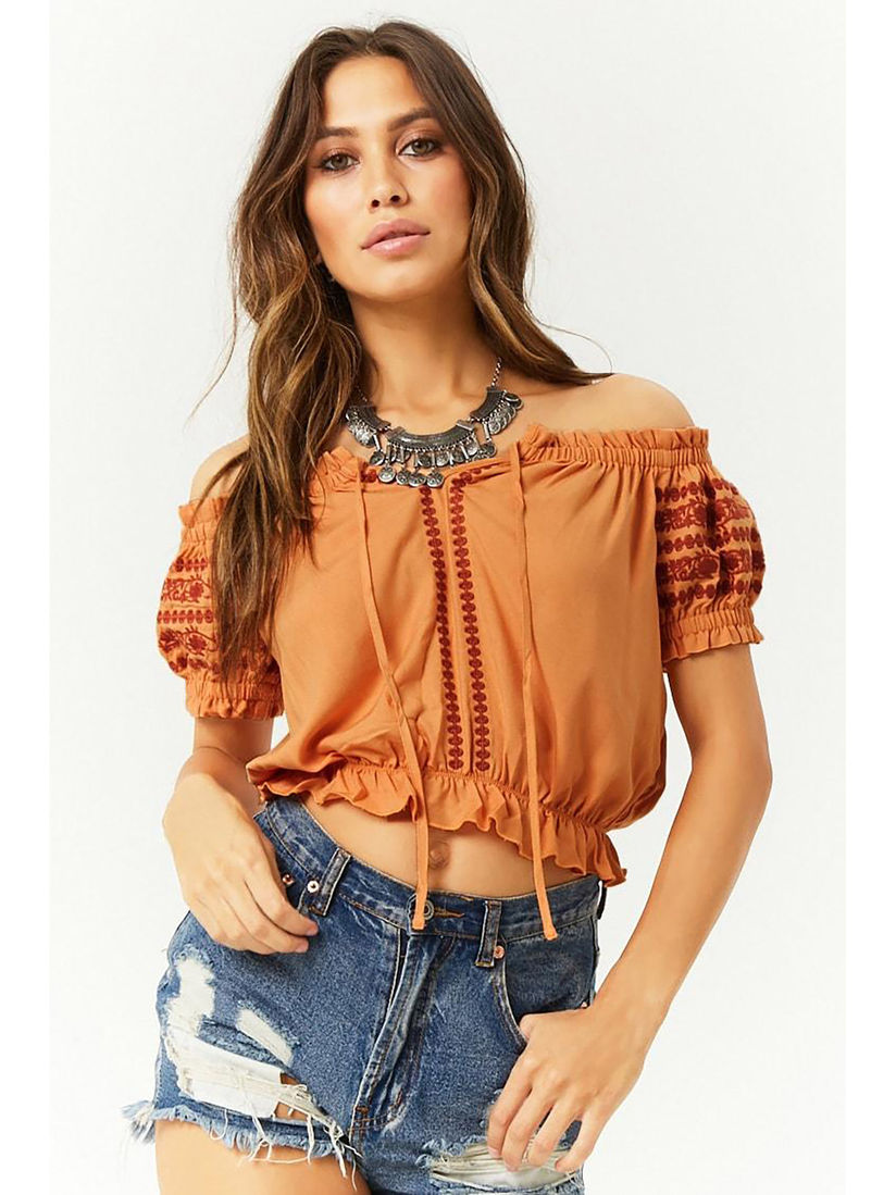 forever 21 orange top