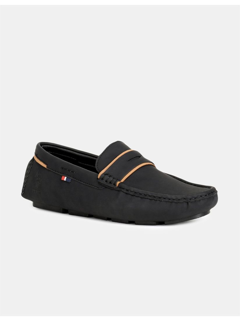 U.S. POLO ASSN. Loafers and Mocassins : Buy U.S.Polo Assn. Black Solid  Casual Shoes Online | Nykaa Fashion.