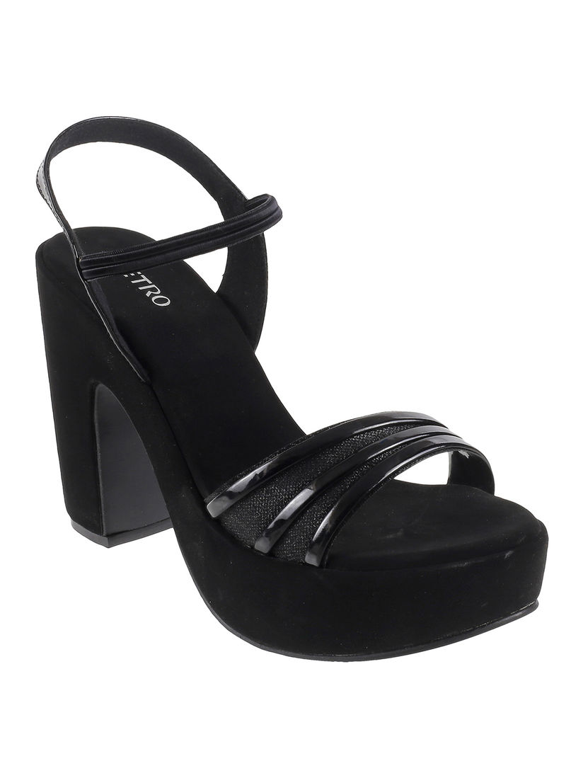 metro black heels