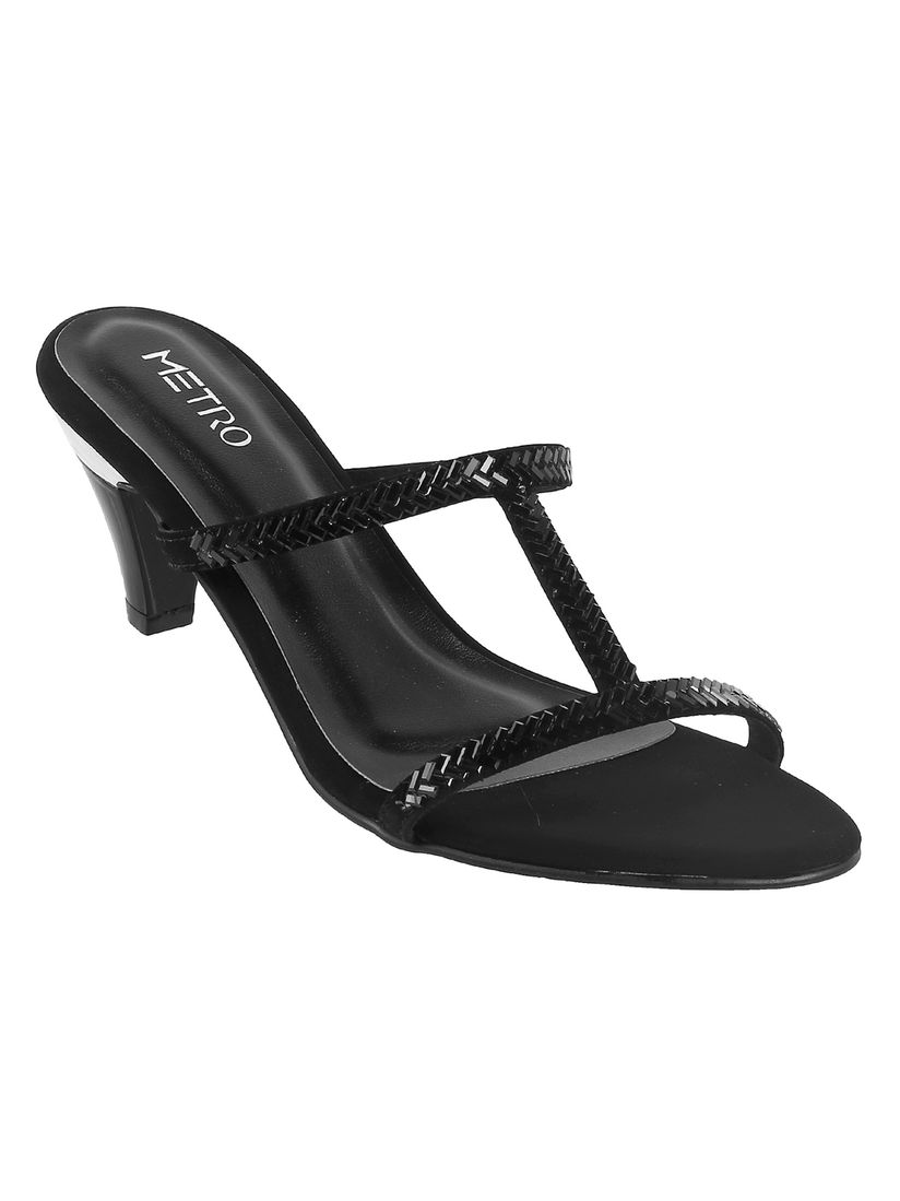 metro black heels