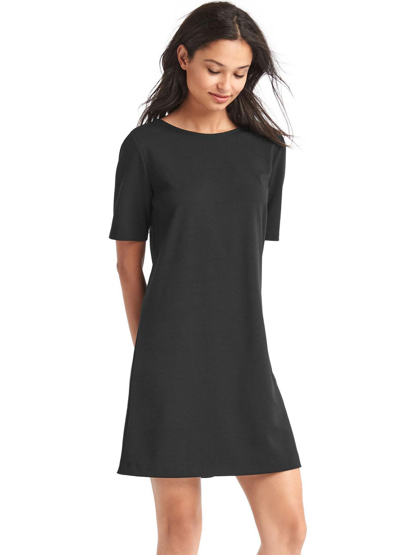 Black scoop back dress Clearance