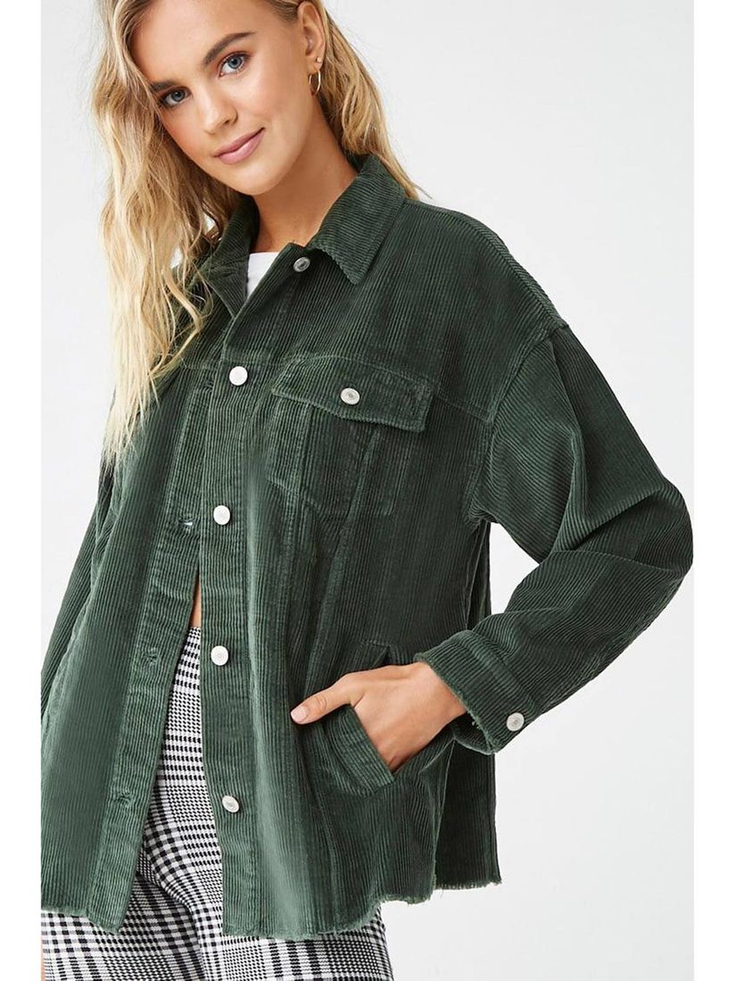 forever 21 green jacket