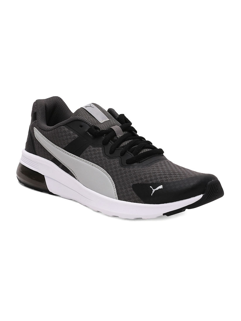 puma black casual shoes