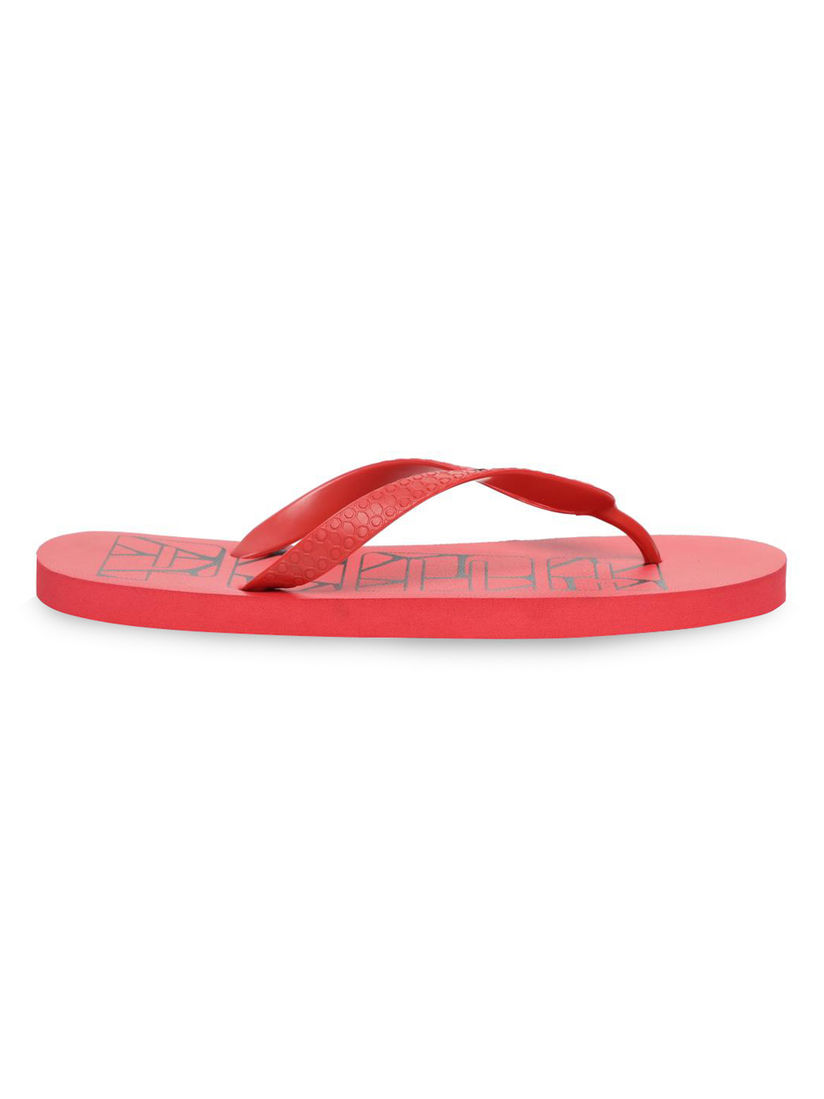 puma sandals red