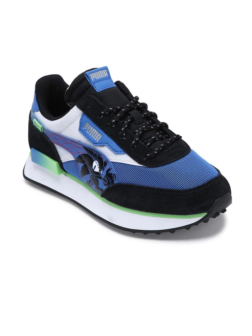 puma blue casual shoes