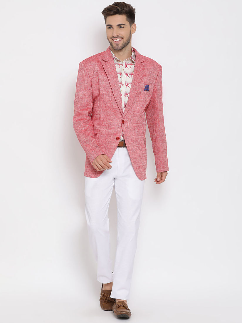 white color blazer
