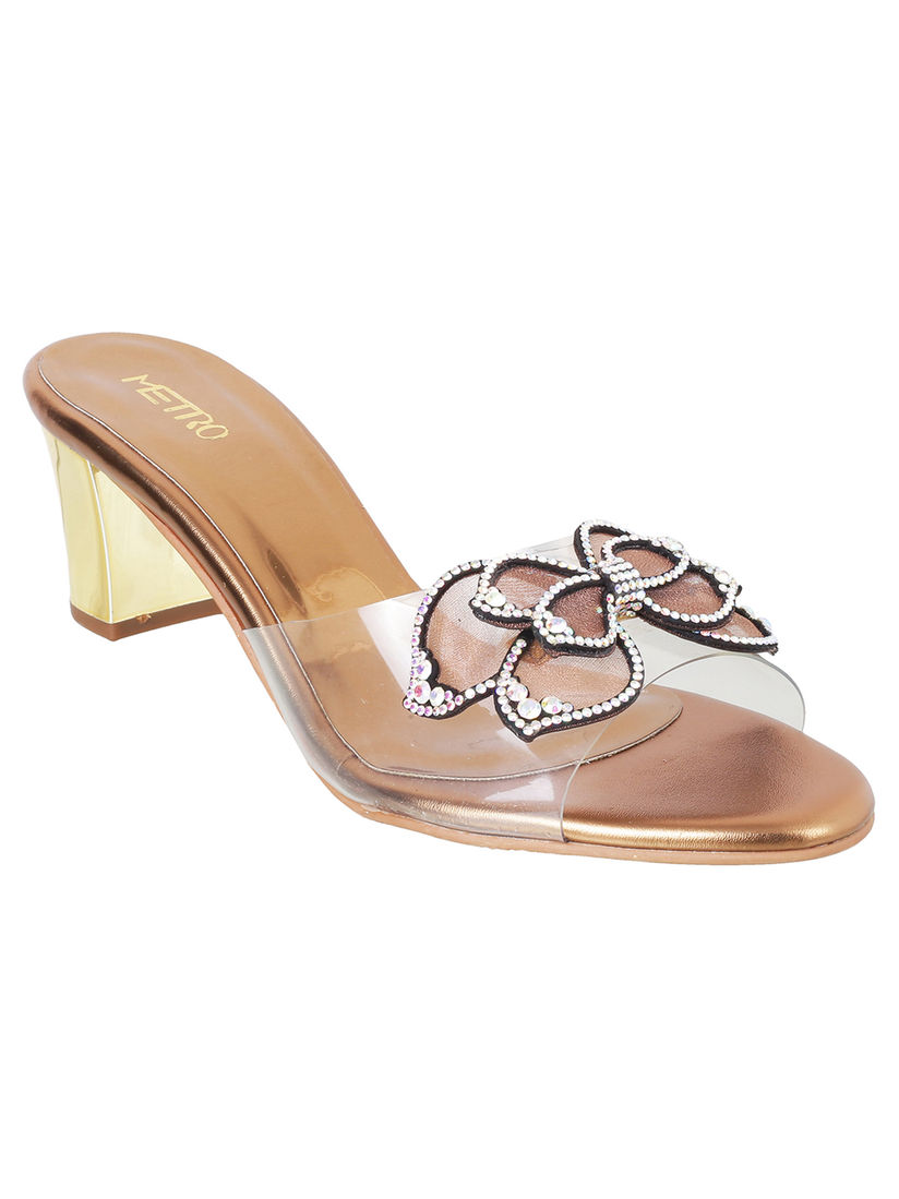 bronze heels