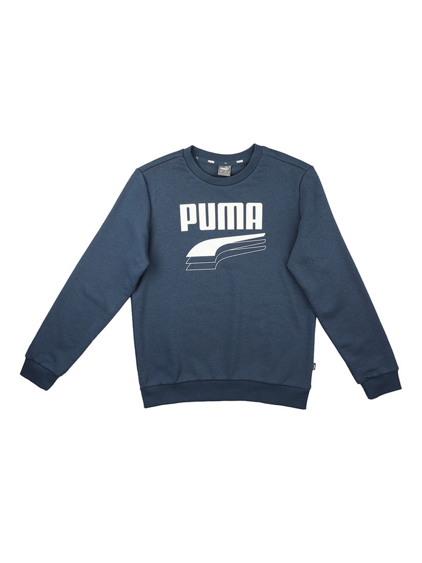 puma blue sweater