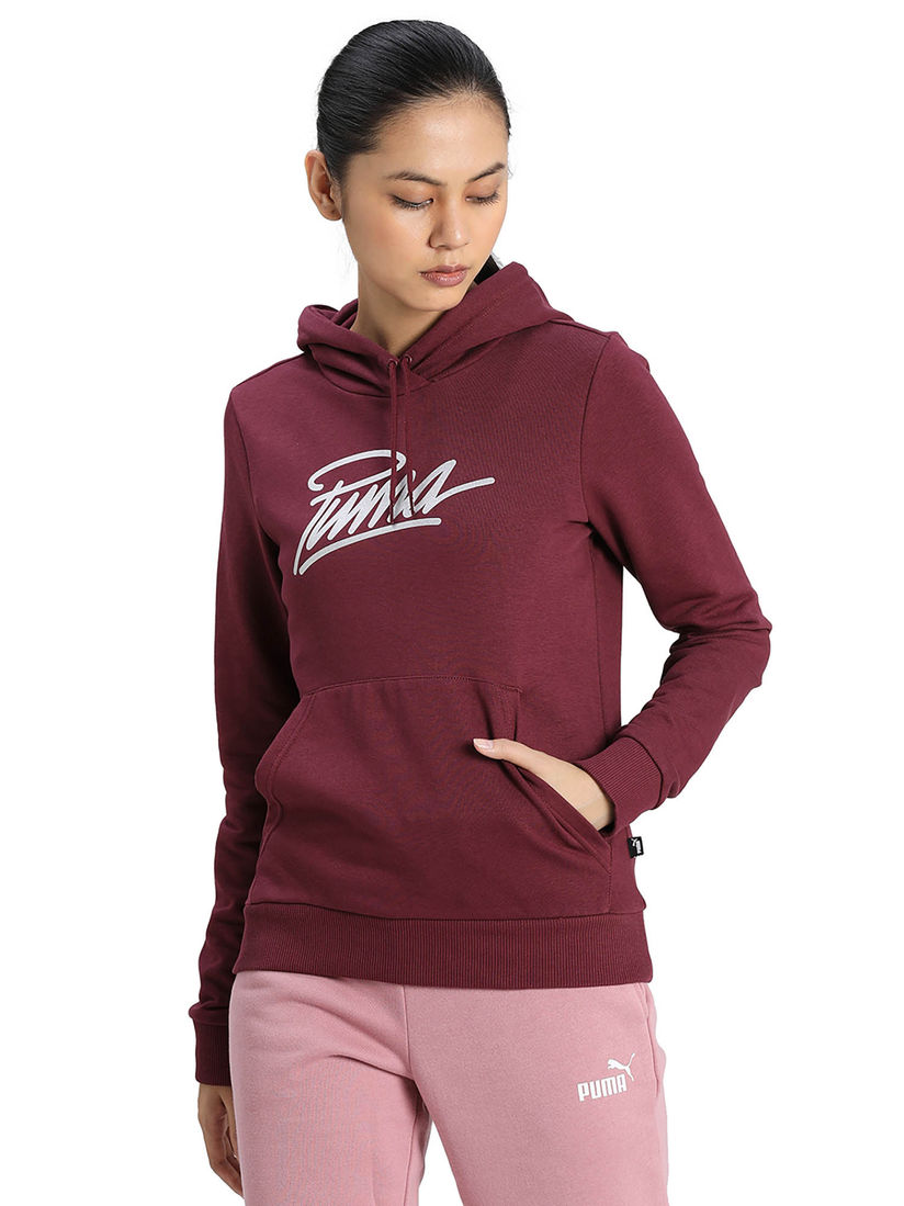 puma maroon sweatshirt
