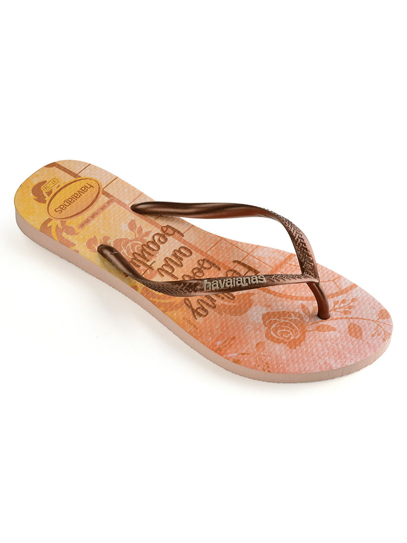 gold havaianas with diamante