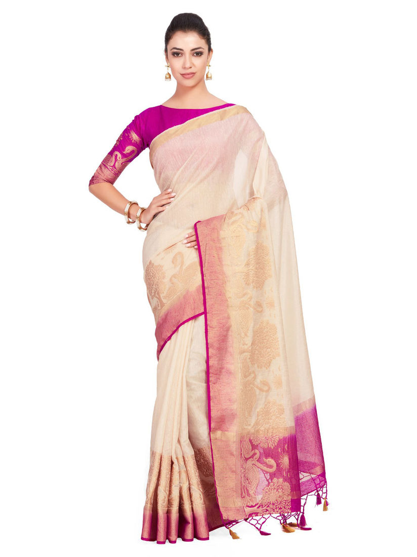 Off white saree blouse clearance