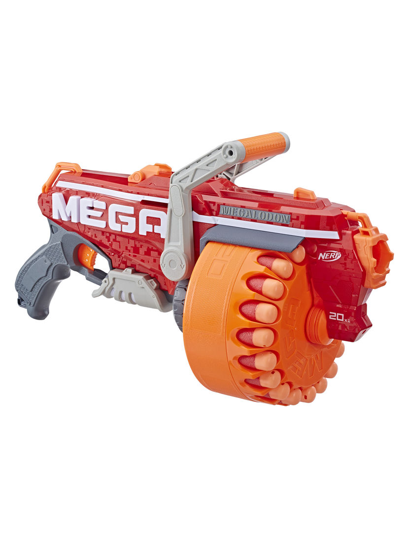 Nerf Pretend Play Toys Buy Nerf Multi Color Megalodon Nerf N Strike Mega Toy Blaster With 20 Official Nerf Mega Whistler Darts Online Nykaa Fashion