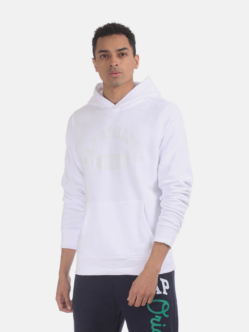 gap hoodie white