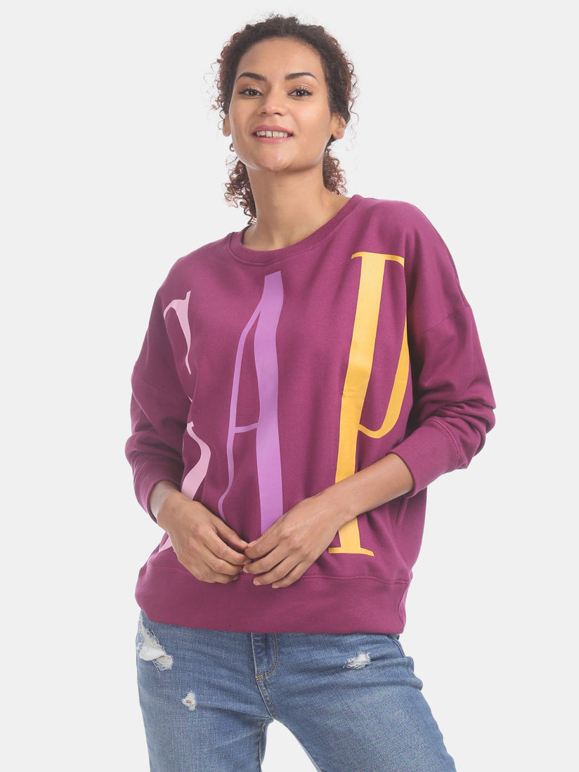 purple gap sweatshirt