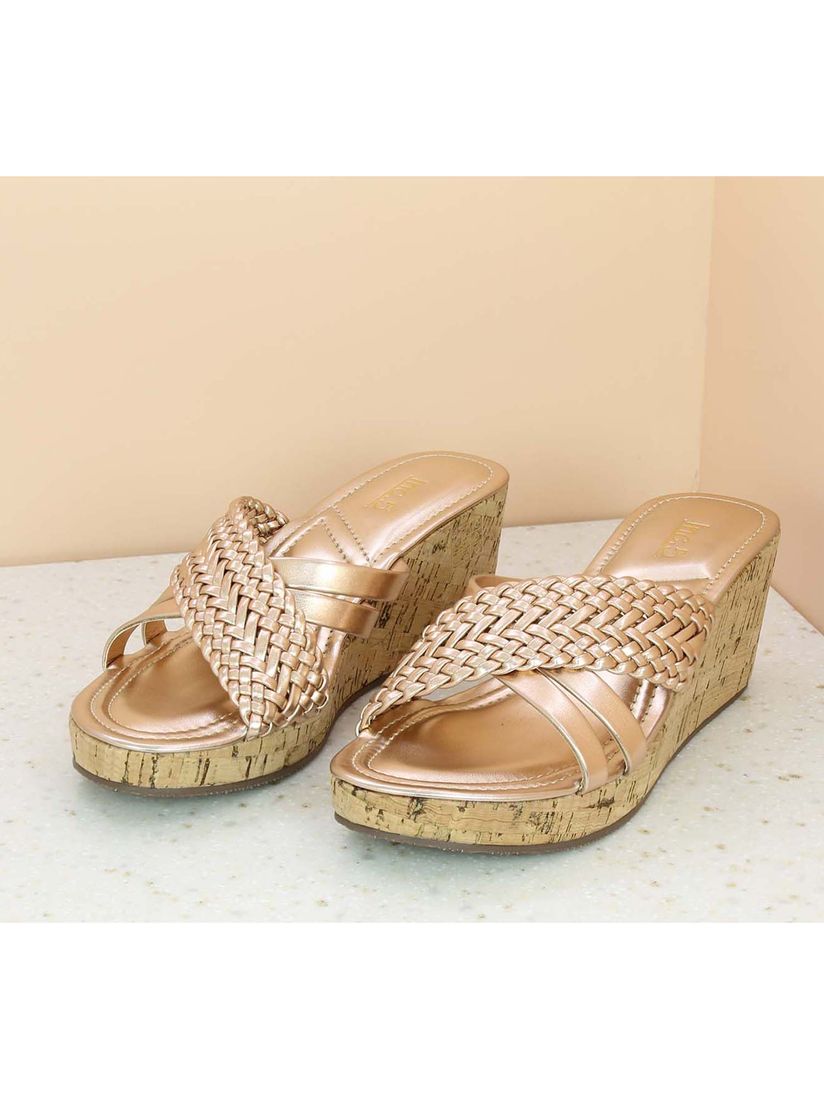 Inc 5 Wedges Buy Inc 5 High Heel Fashion Bronze Wedges Online Nykaa Fashion