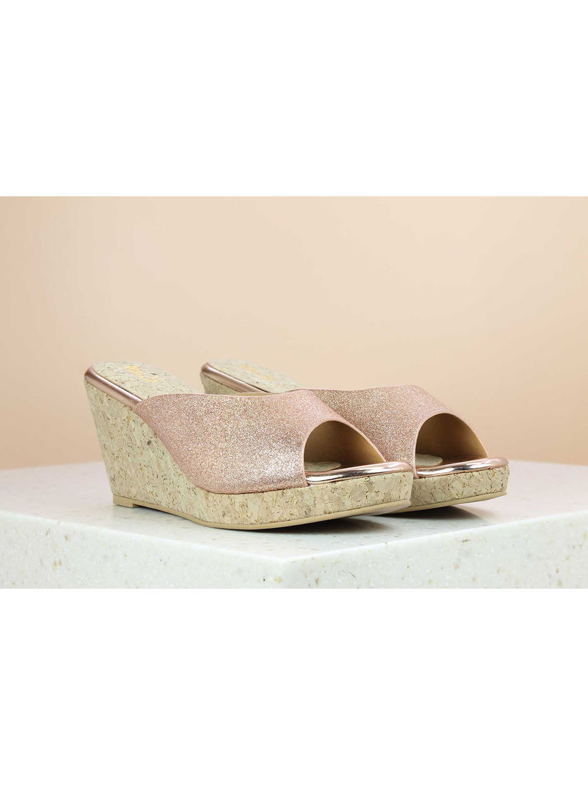 Inc 5 Wedges Buy Inc 5 Embellished Bronze Wedges Online Nykaa Fashion