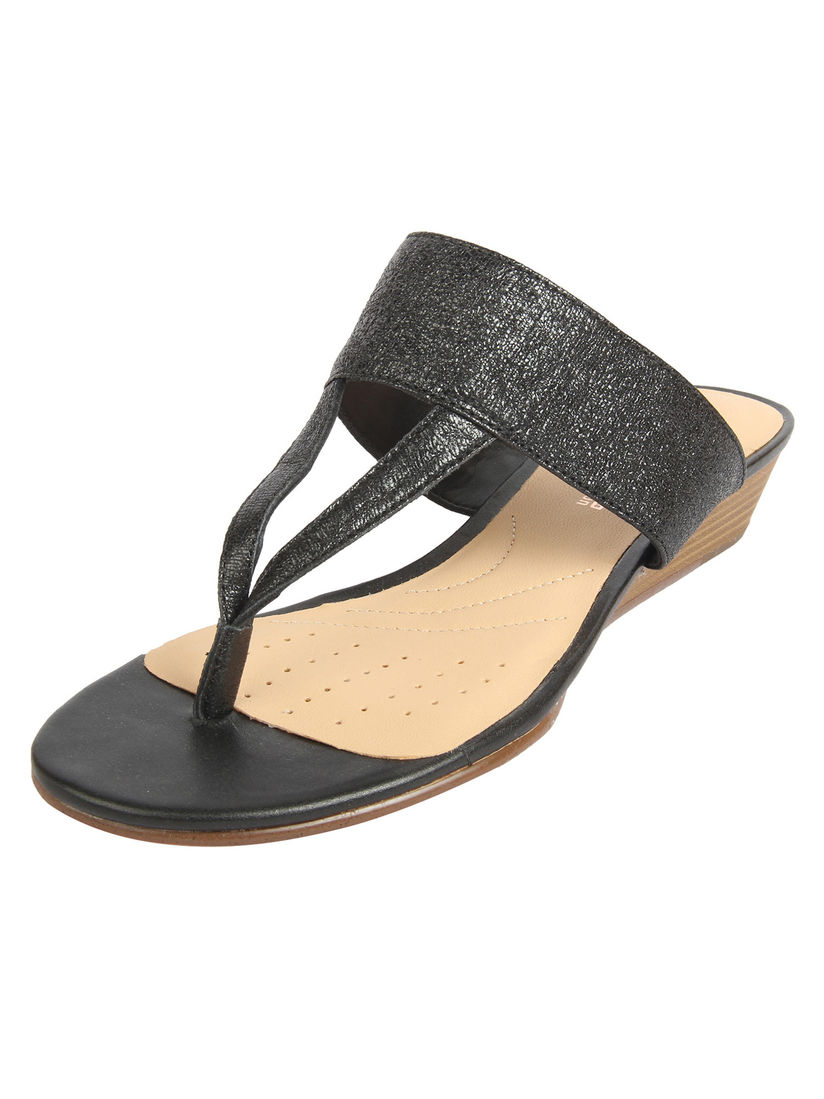 clarks black sandals