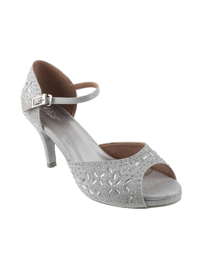 mochi silver sandals
