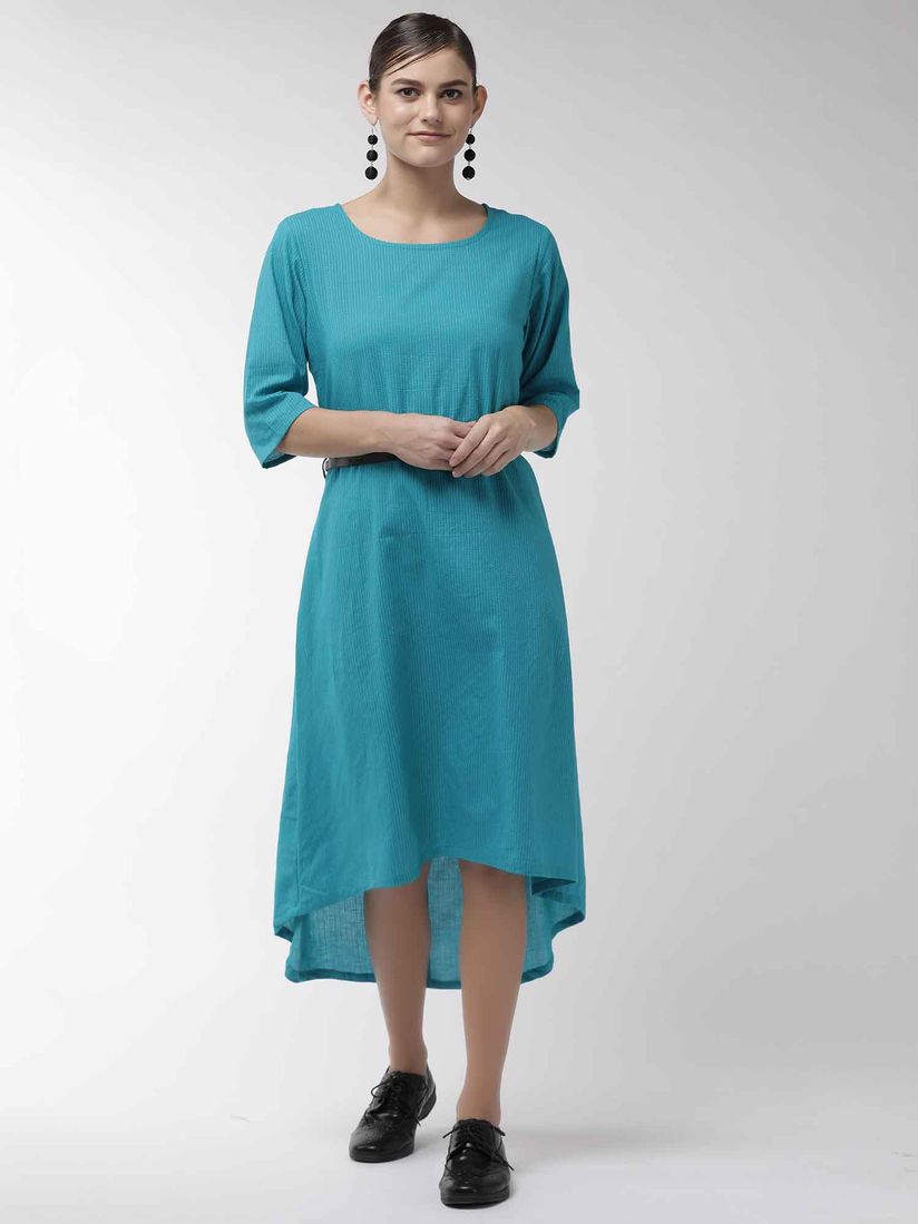 buy peacock blue dress