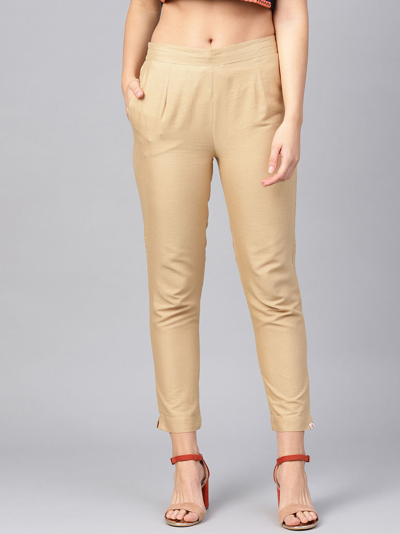 Gold straight pants Clearance