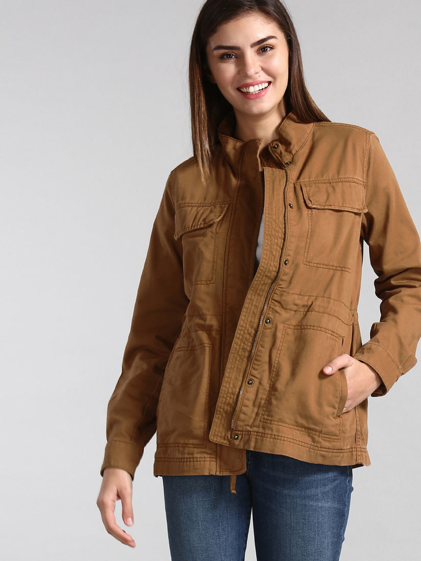 gap brown jacket