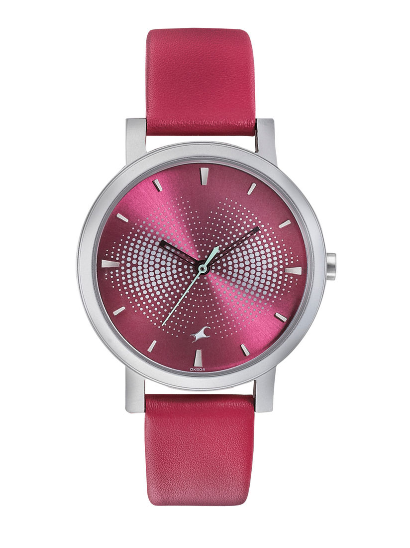 fastrack watch pink