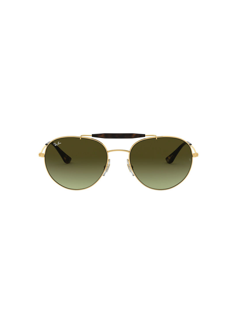 Ray Ban Women Sunglasses Buy Ray Ban Gold Full Rim Aviator Sunglasses Online Nykaa Fashion