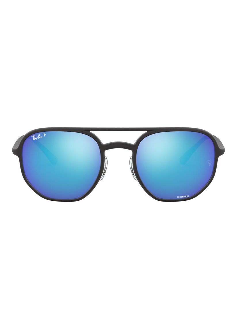 Ray Ban Women Sunglasses Buy Ray Ban Black 0rb4321ch Chromance Tech Square Sunglasses Online Nykaa Fashion