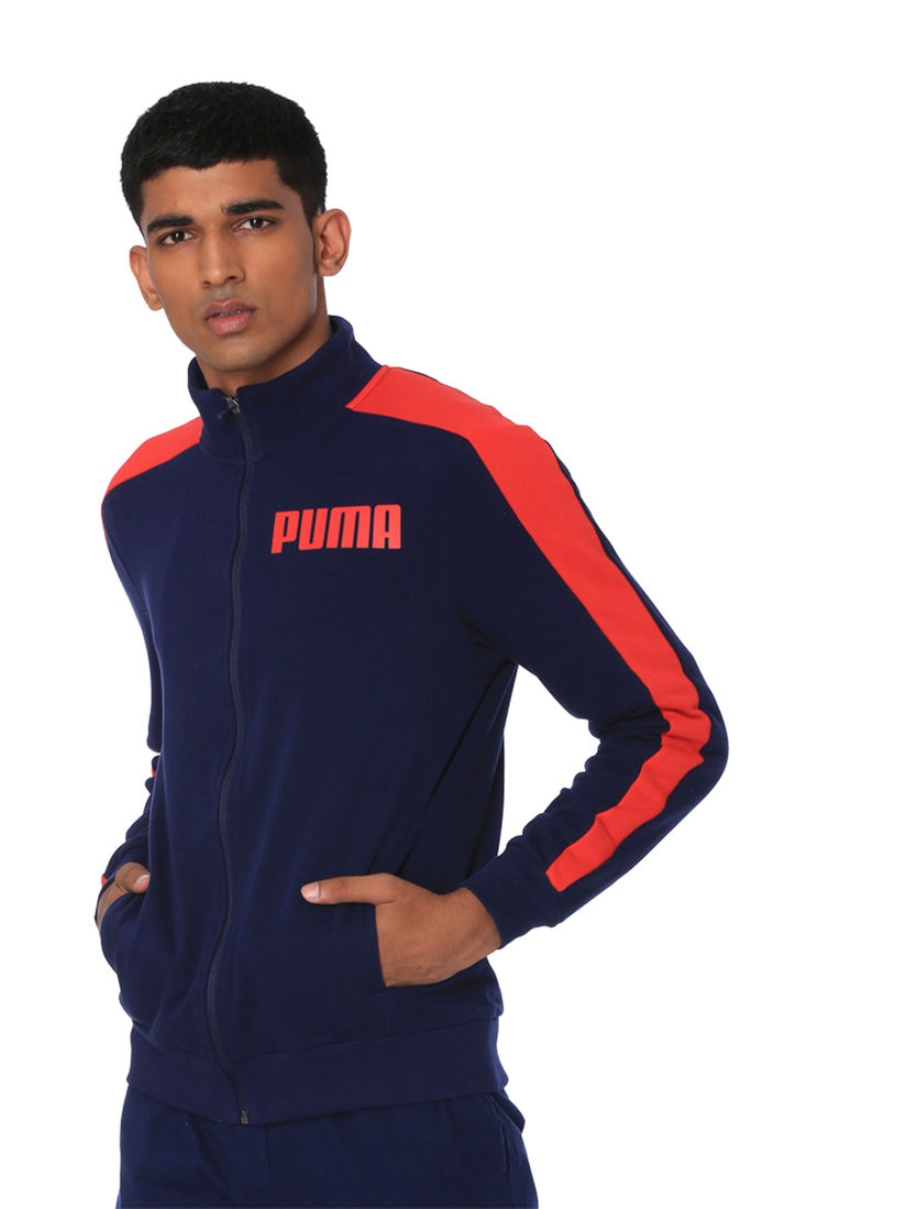 puma men's contrast jacket