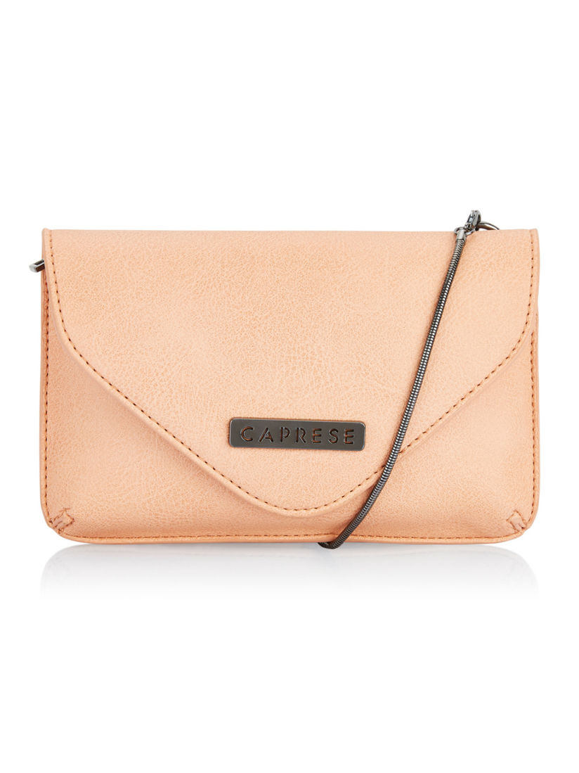 peach sling bag