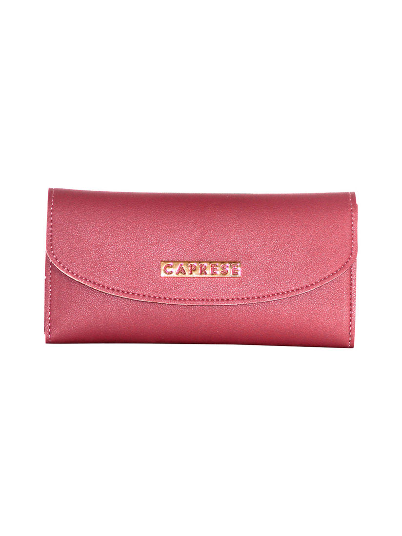 caprese pink wallet