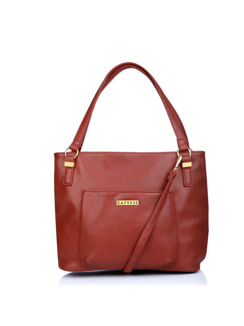 caprese maroon handbag