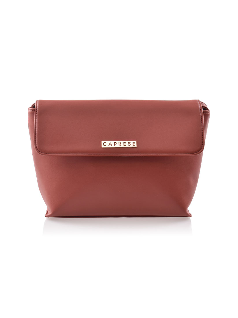 caprese maroon sling bag