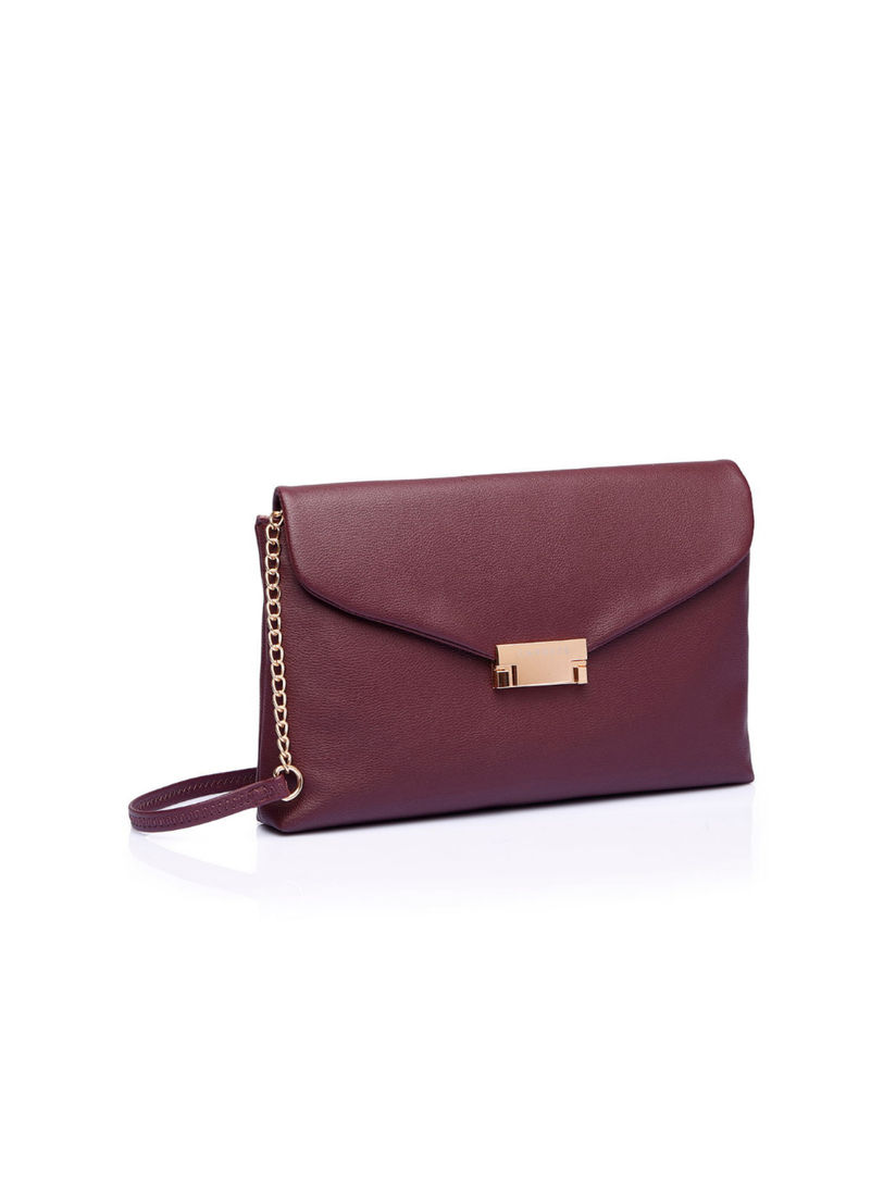 caprese maroon sling bag